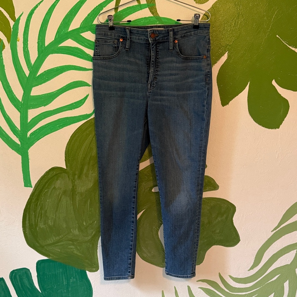 Madewell Skinny Jeans in Mid Blue Wash